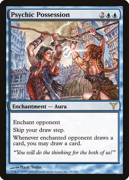 Psychic Possession - Dissension Rare Card