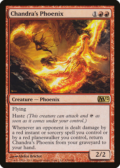 Chandra's Phoenix - Magic 2012 Rare Card