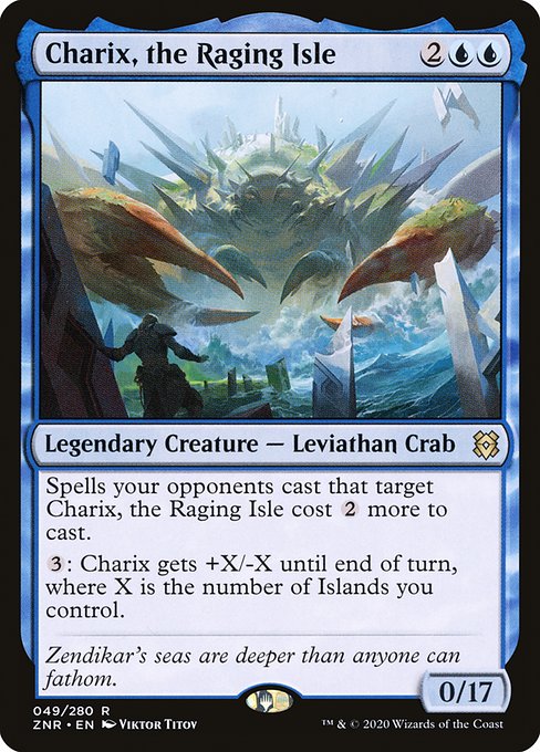 Charix, the Raging Isle - Zendikar Rising Rare Card