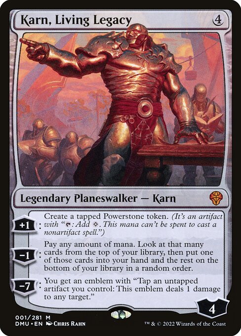Karn, Living Legacy - Dominaria United Mythic Card
