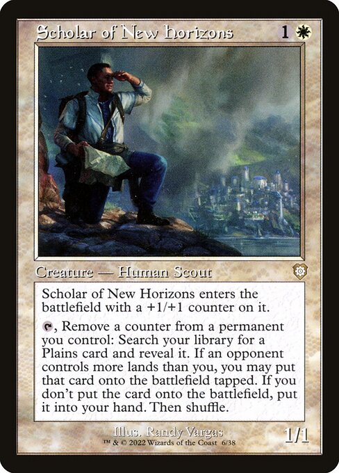Scholar of New Horizons - The Brothers' War Commander Rare Card