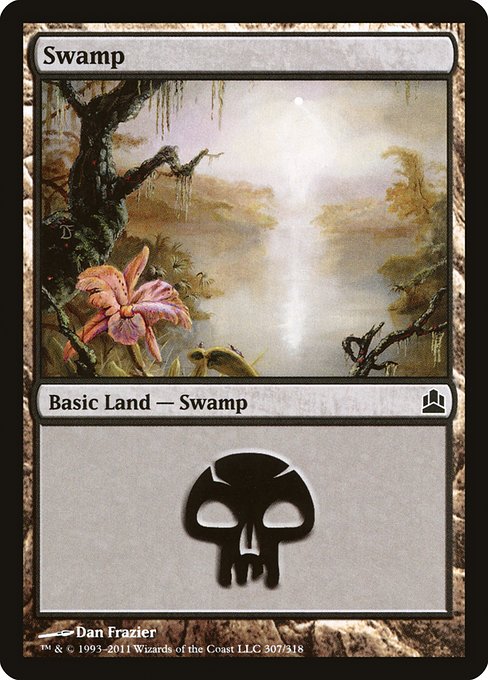 Swamp - Commander 2011 Common Card