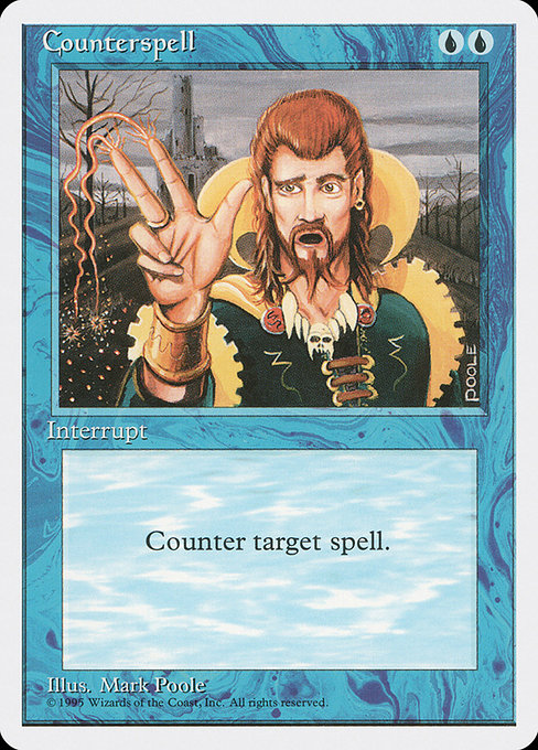 Counterspell - Fourth Edition Uncommon Card