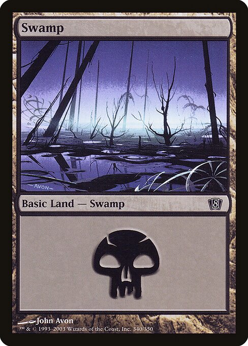 Swamp - Eighth Edition Common Card