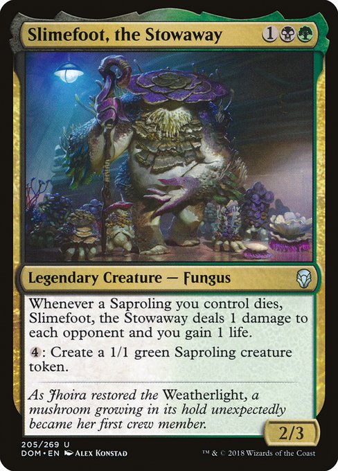 Slimefoot, the Stowaway - Dominaria Uncommon Card