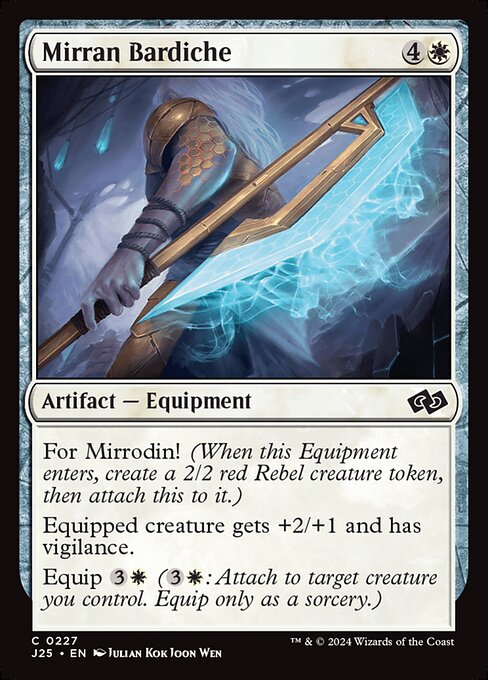 Mirran Bardiche - Foundations Jumpstart Common Card