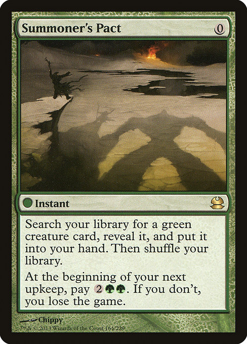 Summoner's Pact - Modern Masters Rare Card