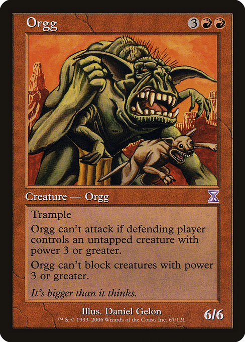 Orgg - Time Spiral Timeshifted Special Card