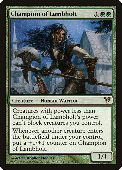 Champion of Lambholt - Avacyn Restored Rare Card