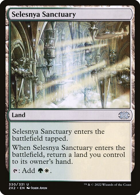 Selesnya Sanctuary - Double Masters 2022 Uncommon Card