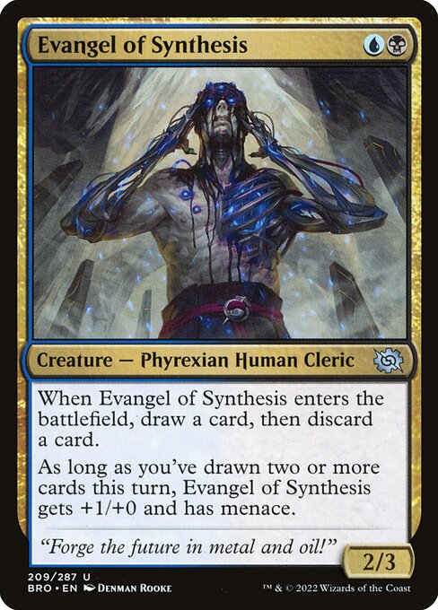 Evangel of Synthesis - The Brothers' War Uncommon Card