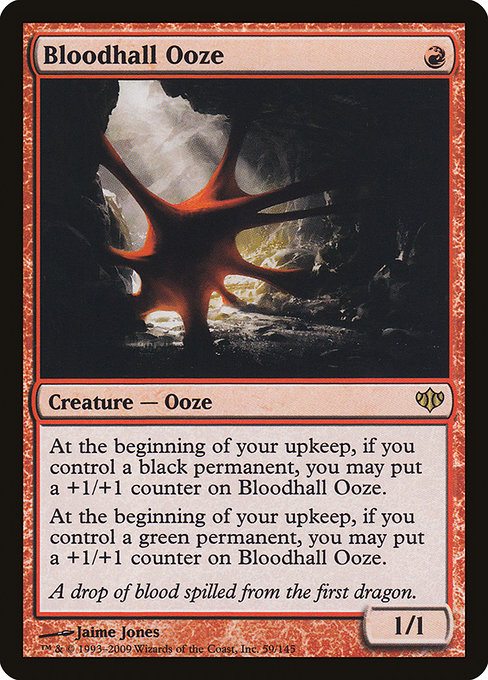 Bloodhall Ooze - Conflux Rare Card