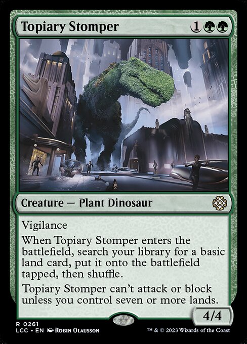 Topiary Stomper - The Lost Caverns of Ixalan Commander Rare Card