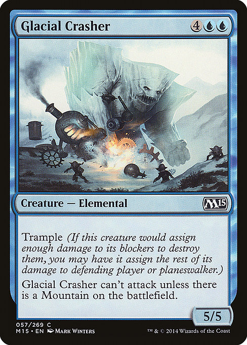Glacial Crasher - Magic 2015 Common Card