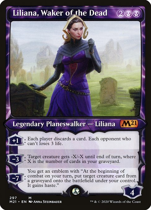 Liliana, Waker of the Dead - Core Set 2021 Mythic Card