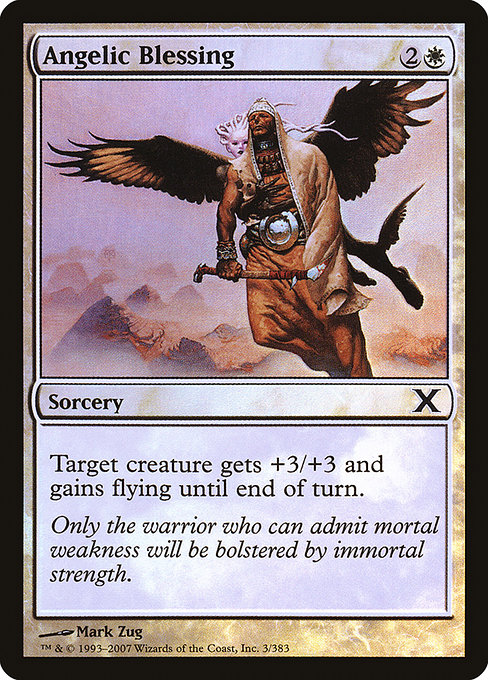 Angelic Blessing - Tenth Edition Common Card
