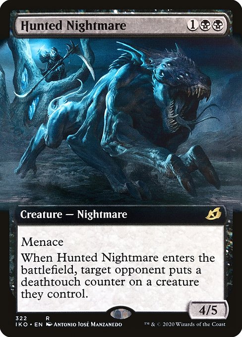 Hunted Nightmare - Ikoria: Lair of Behemoths Rare Card