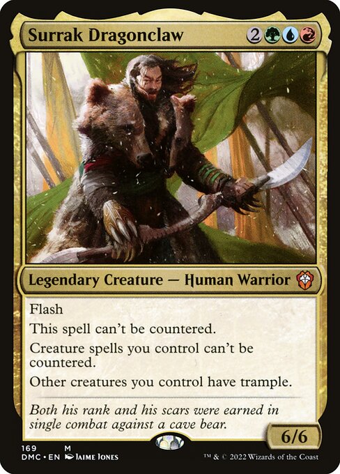 Surrak Dragonclaw - Dominaria United Commander Mythic Card