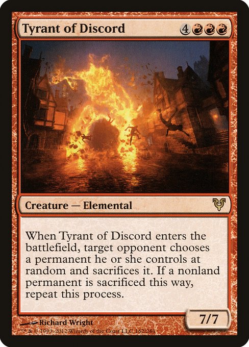 Tyrant of Discord - Avacyn Restored Rare Card