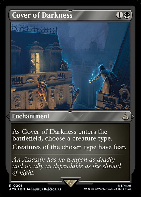 Cover of Darkness - Assassin's Creed Rare Card