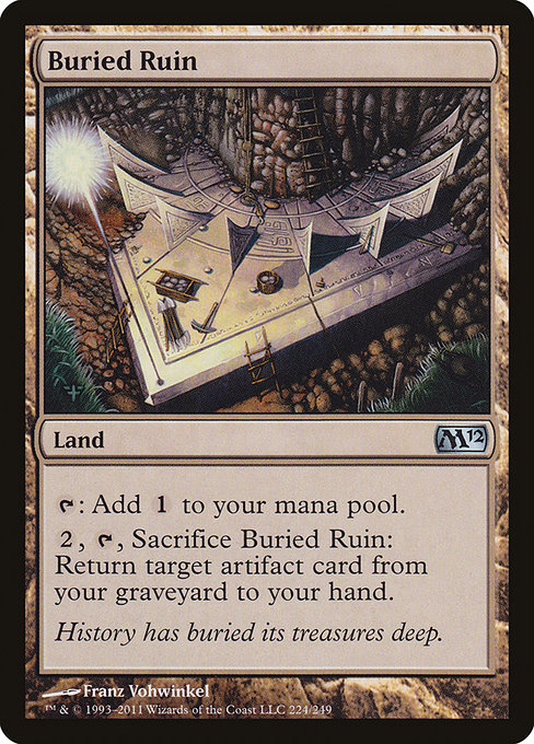 Buried Ruin - Magic 2012 Uncommon Card