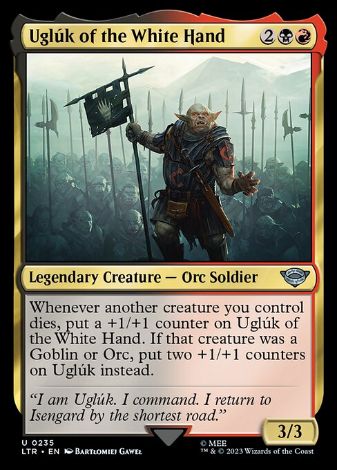 Uglúk of the White Hand - The Lord of the Rings: Tales of Middle-earth Uncommon Card