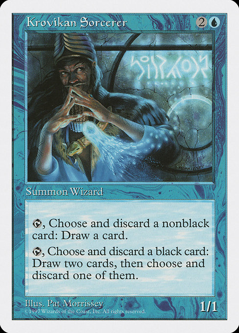 Krovikan Sorcerer - Fifth Edition Common Card