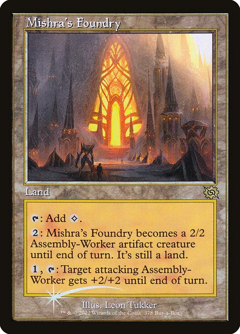 Mishra's Foundry - The Brothers' War Rare Card