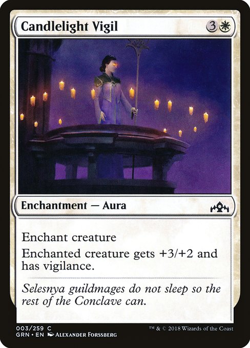 Candlelight Vigil - Guilds of Ravnica Common Card