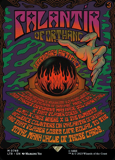 Palantír of Orthanc - The Lord of the Rings: Tales of Middle-earth Mythic Card