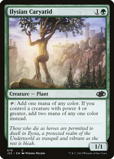 Ilysian Caryatid - Jumpstart 2022 Common Card