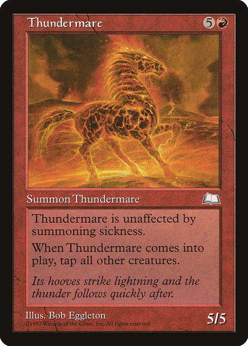 Thundermare - Weatherlight Rare Card