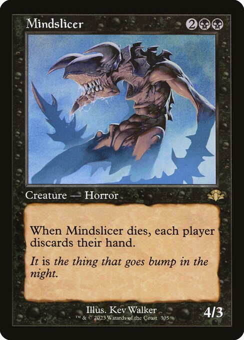 Mindslicer - Dominaria Remastered Rare Card