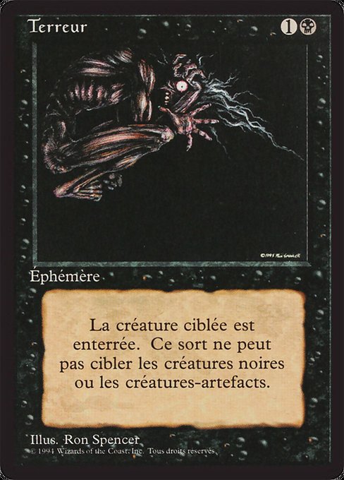 Terror - Foreign Black Border Common Card