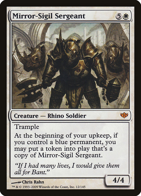 Mirror-Sigil Sergeant - Conflux Mythic Card