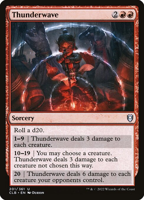 Thunderwave - Commander Legends: Battle for Baldur's Gate Uncommon Card