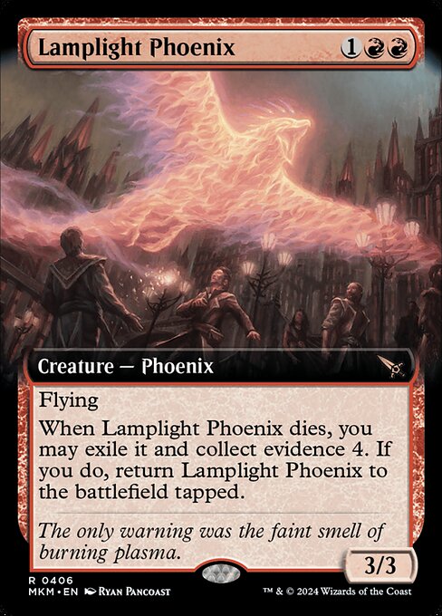Lamplight Phoenix - Murders at Karlov Manor Rare Card