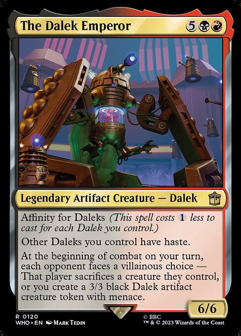 The Dalek Emperor - Doctor Who Rare Card