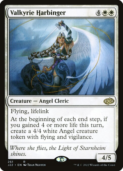 Valkyrie Harbinger - Jumpstart 2022 Rare Card