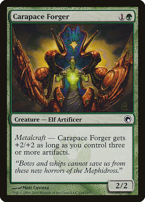 Carapace Forger - Scars of Mirrodin Common Card