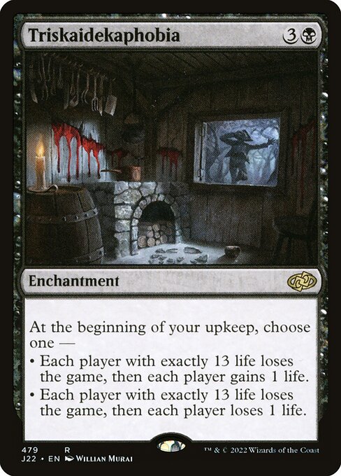 Triskaidekaphobia - Jumpstart 2022 Rare Card