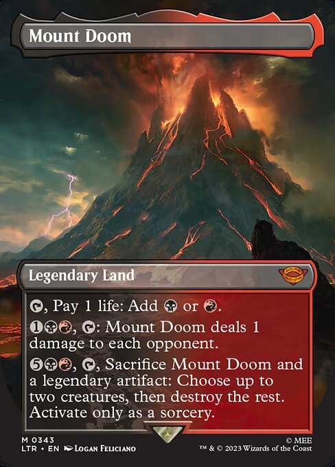 Mount Doom - The Lord of the Rings: Tales of Middle-earth Mythic Card
