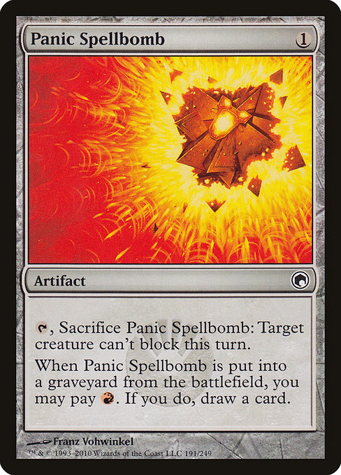 Panic Spellbomb - Scars of Mirrodin Common Card