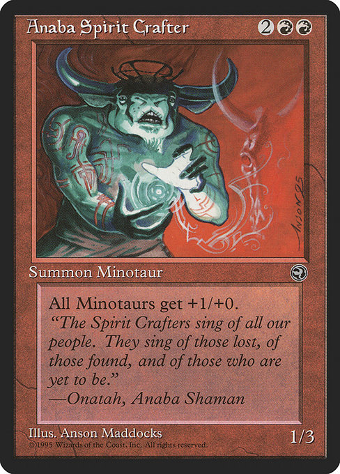 Anaba Spirit Crafter - Homelands Rare Card