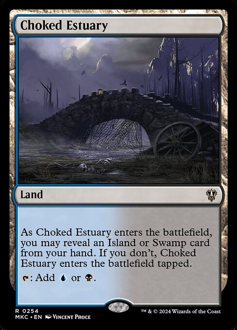 Choked Estuary - Murders at Karlov Manor Commander Rare Card
