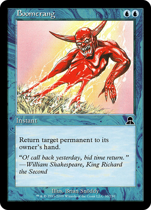 Boomerang - Masters Edition III Common Card