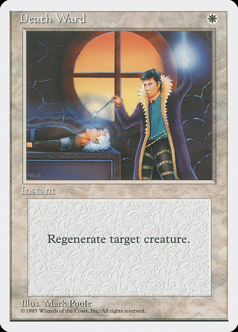 Death Ward - Fourth Edition Common Card