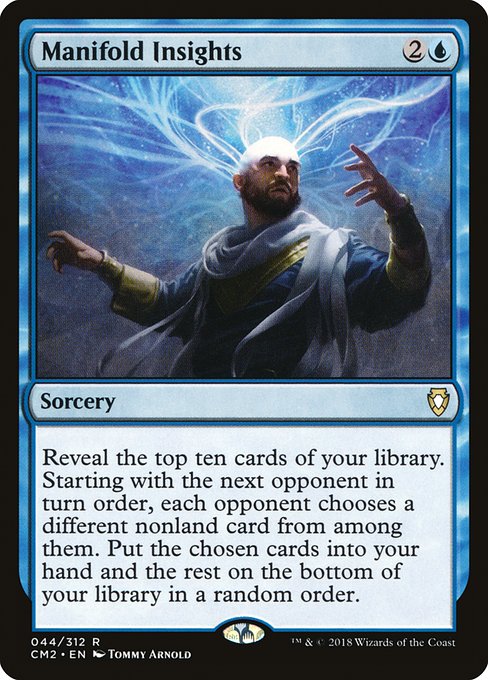 Manifold Insights - Commander Anthology Volume II Rare Card