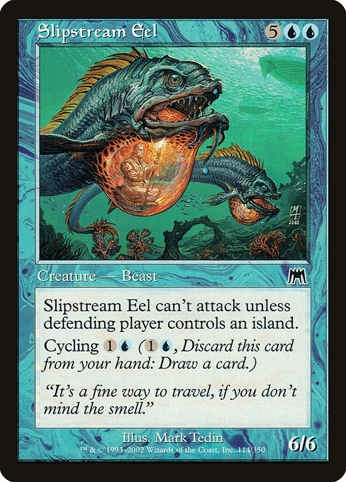 Slipstream Eel - Onslaught Common Card