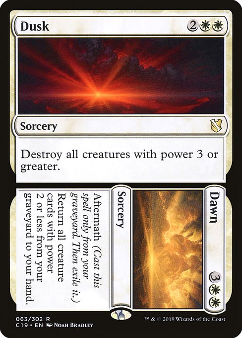 Dusk // Dawn - Commander 2019 Rare Card